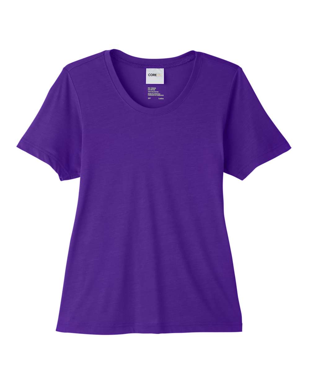 Core 365 Ladies' Fusion ChromaSoft™ Performance T Shirt in Campus Purple