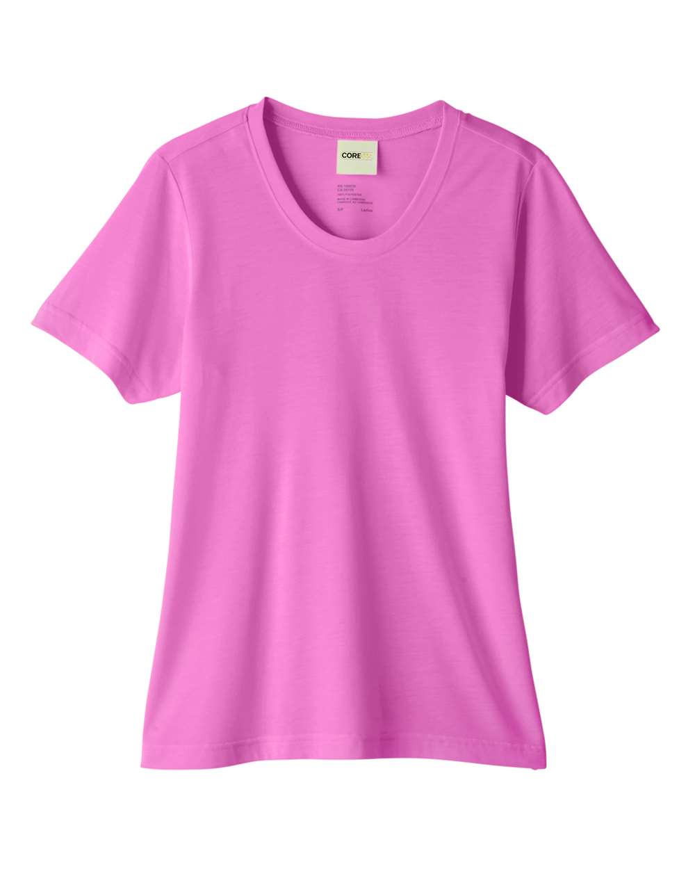 Core 365 Ladies' Fusion ChromaSoft™ Performance T Shirt in Charity Pink