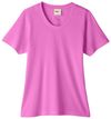 An image of a Custom Core 365 Ladies' Fusion ChromaSoft™ Performance T Shirt in Charity Pink!