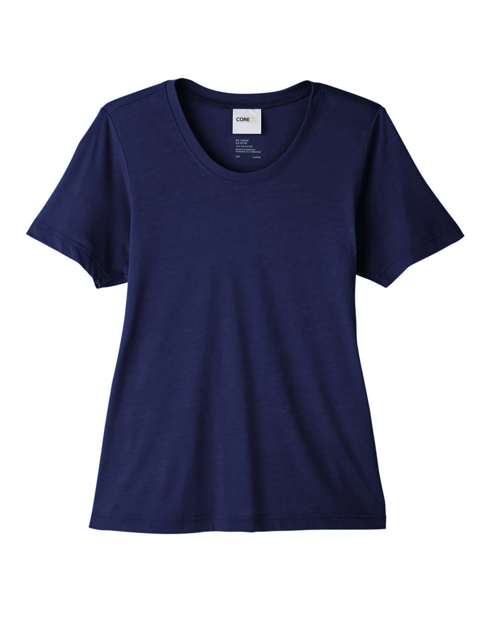 Core 365 Ladies' Fusion ChromaSoft™ Performance T Shirt in Classic Navy