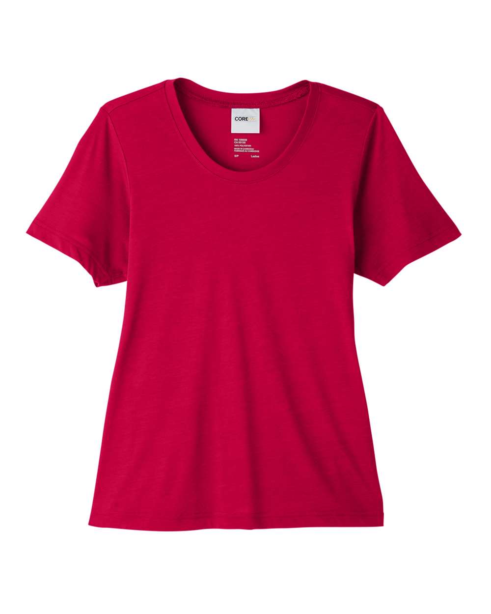 Core 365 Ladies' Fusion ChromaSoft™ Performance T Shirt in Classic Red