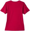 An image of a Custom Core 365 Ladies' Fusion ChromaSoft™ Performance T Shirt in Classic Red!