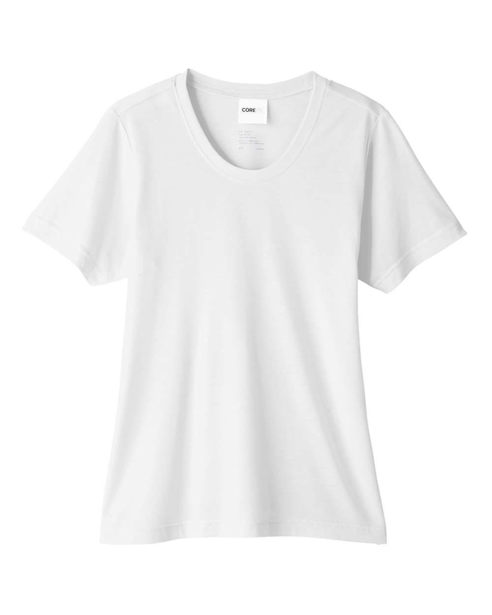 Core 365 Ladies' Fusion ChromaSoft™ Performance T Shirt in White