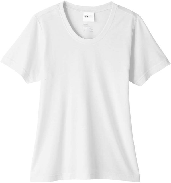 An image of a Custom Core 365 Ladies' Fusion ChromaSoft™ Performance T Shirt in White!