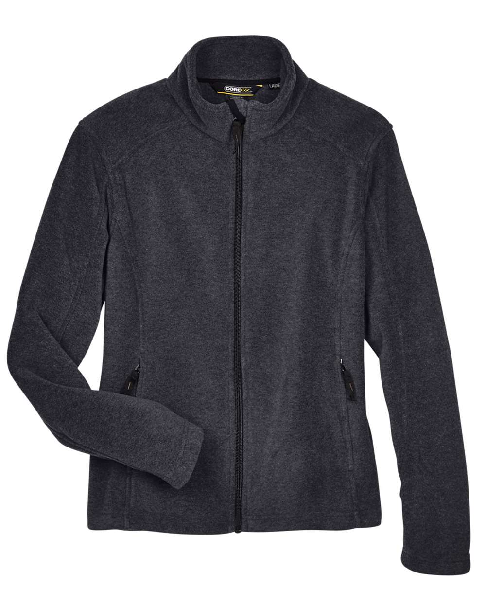 Core 365 Ladies' Journey Fleece Jacket in Heather Charcoal