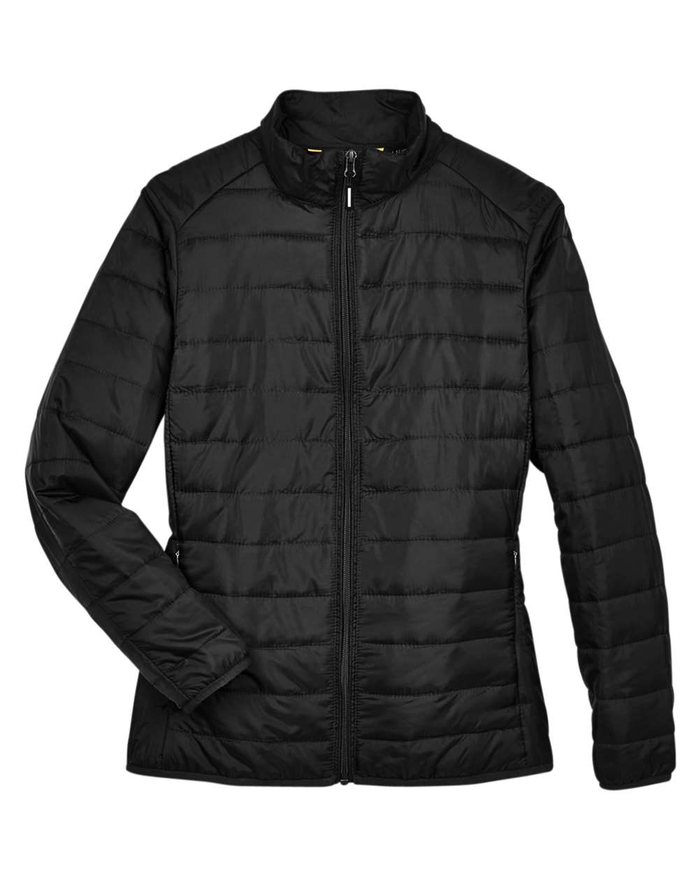 Core 365 Ladies' Prevail Packable Puffer Jacket in Black