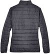 An image of a Custom Core 365 Ladies' Prevail Packable Puffer Jacket in Carbon!