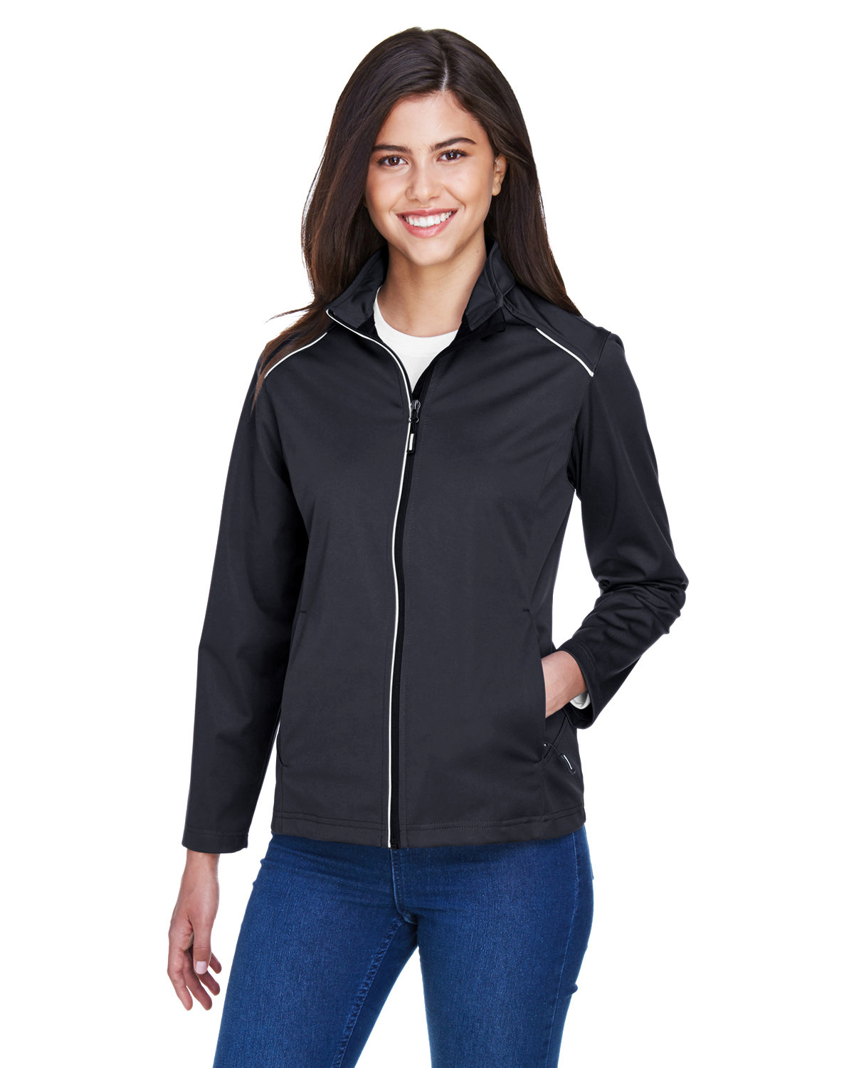 Core 365 Ladies' Techno Lite Three Layer Knit Tech Shell