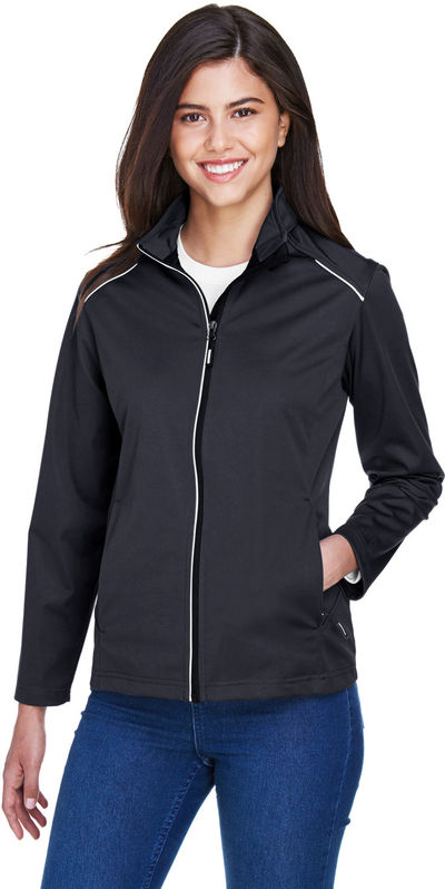 An image of a Custom Core 365 Ladies' Techno Lite Three Layer Knit Tech Shell!