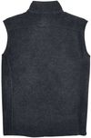 An image of a Custom Core 365 Men's Journey Fleece Vest in Heather Charcoal!