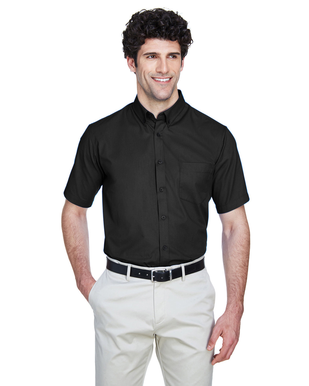Core 365 Men's Optimum Short Sleeve Twill Shirt