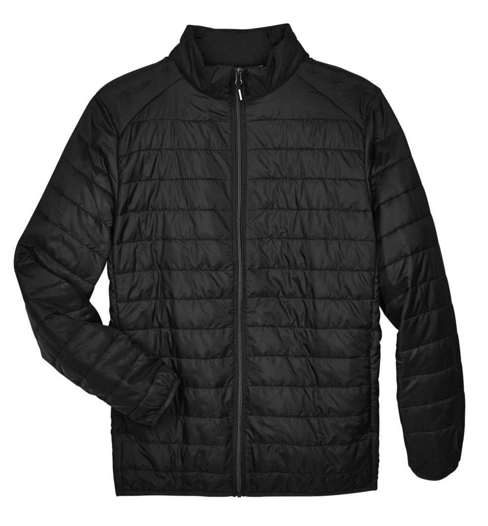 Core 365 Men's Prevail Packable Puffer in Black