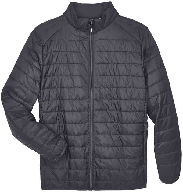 An image of a Custom Core 365 Men's Prevail Packable Puffer in Carbon!