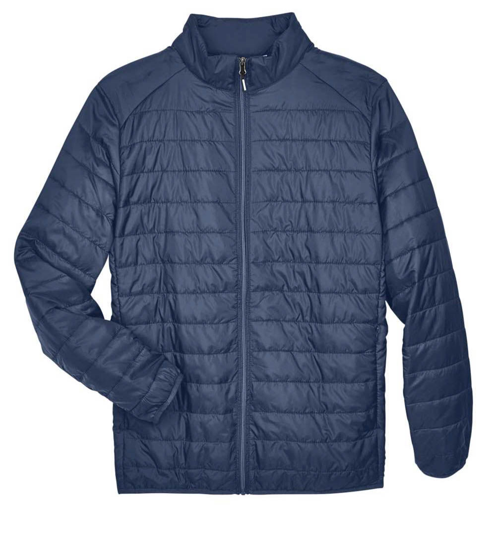 Core 365 Men's Prevail Packable Puffer in Classic Navy