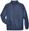 An image of a Custom Core 365 Men's Prevail Packable Puffer in Classic Navy!