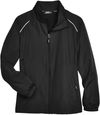 An image of a Custom Core 365 Motivate Unlined Lightweight Ladies Jacket in Black!
