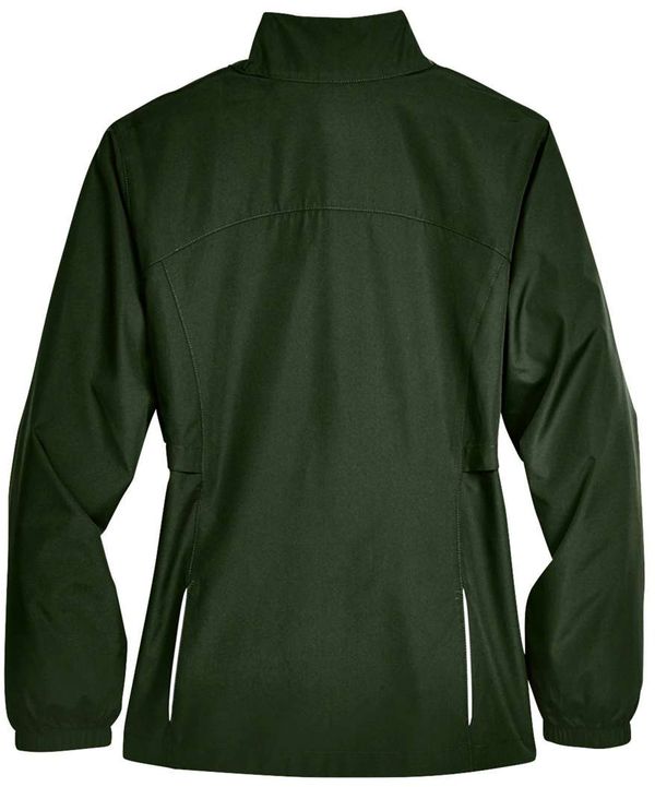 An image of a Custom Core 365 Motivate Unlined Lightweight Ladies Jacket in Forest!