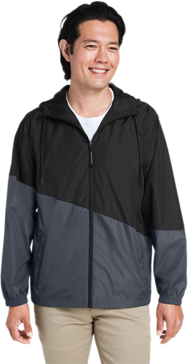 An image of a Custom Core 365 Unisex Techno Lite Colorblock Windbreaker!