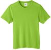 An image of a Custom Core 365 Youth Fusion ChromaSoft Performance T Shirt in Acid Green!