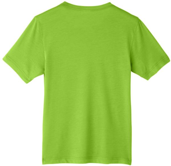 An image of a Custom Core 365 Youth Fusion ChromaSoft Performance T Shirt in Acid Green!