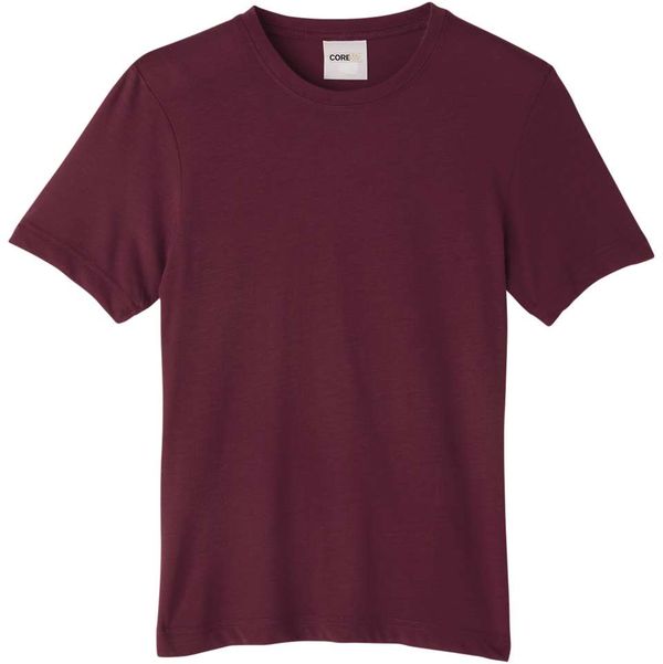 An image of a Custom Core 365 Youth Fusion ChromaSoft Performance T Shirt in Burgundy!