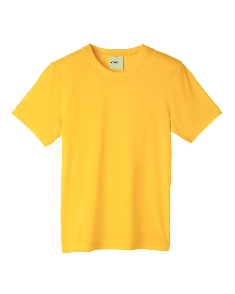 Core 365 Youth Fusion ChromaSoft Performance T Shirt in Campus Gold