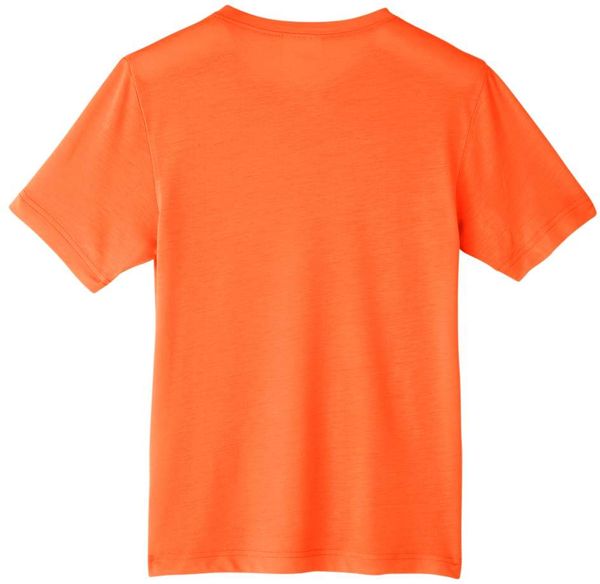 An image of a Custom Core 365 Youth Fusion ChromaSoft Performance T Shirt in Campus Orange!
