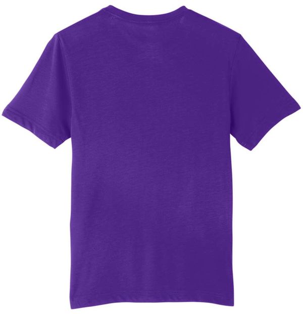 An image of a Custom Core 365 Youth Fusion ChromaSoft Performance T Shirt in Campus Purple!
