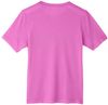 An image of a Custom Core 365 Youth Fusion ChromaSoft Performance T Shirt in Charity Pink!
