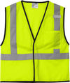 An image of a Custom CornerStone ANSI 107 Class 2 Economy Mesh One Pocket Vest in Safety Yellow!