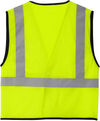 An image of a Custom CornerStone ANSI 107 Class 2 Economy Mesh One Pocket Vest in Safety Yellow!