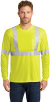 An image of a Custom CornerStone ANSI 107 Class 2 Long Sleeve Safety T Shirt!