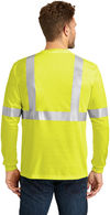 An image of a Custom CornerStone ANSI 107 Class 2 Long Sleeve Safety T Shirt!