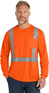 An image of a Custom CornerStone ANSI 107 Class 2 Mesh Long Sleeve Tee!