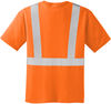 Am image of a Custom CornerStone ANSI 107 Class 2 Safety T Shirt in Safety Orange/Reflective!