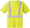 Am image of a Custom CornerStone ANSI 107 Class 2 Safety T Shirt in Safety Yellow/Reflective!