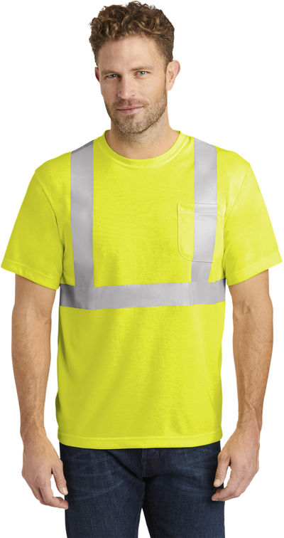 An image of a Custom CornerStone ANSI 107 Class 2 Safety T Shirt!