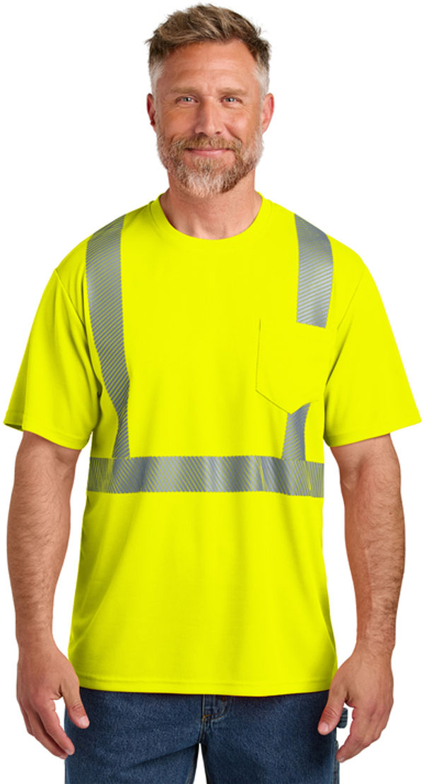 An image of a Custom CornerStone ANSI 107 Class 2 Segmented Tape Tee!