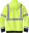 An image of a Custom CornerStone ANSI 107 Class 3 Economy Waterproof Insulated Bomber Jacket in Safety Yellow!