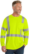 An image of a Custom CornerStone ANSI 107 Class 3 Mesh Long Sleeve Tee!