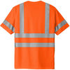 An image of a Custom CornerStone ANSI 107 Class 3 Mesh Tee in Safety Orange!