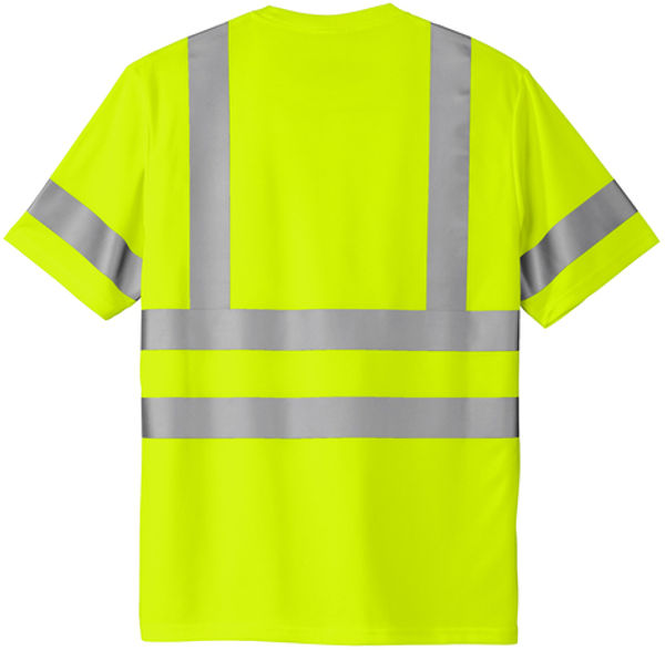 An image of a Custom CornerStone ANSI 107 Class 3 Mesh Tee in Safety Yellow!