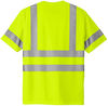 An image of a Custom CornerStone ANSI 107 Class 3 Mesh Tee in Safety Yellow!