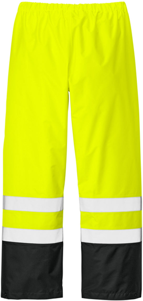 An image of a Custom Cornerstone ANSI Class E Pull on Rain Pant in Safety Yellow!