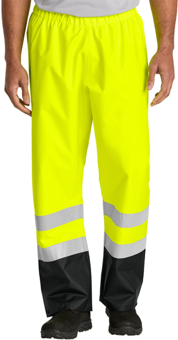 An image of a Custom Cornerstone ANSI Class E Pull on Rain Pant!