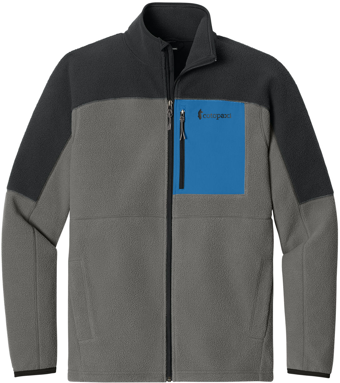 Cotopaxi Abrazo Full Zip Fleece Jacket in Black/ Cinder