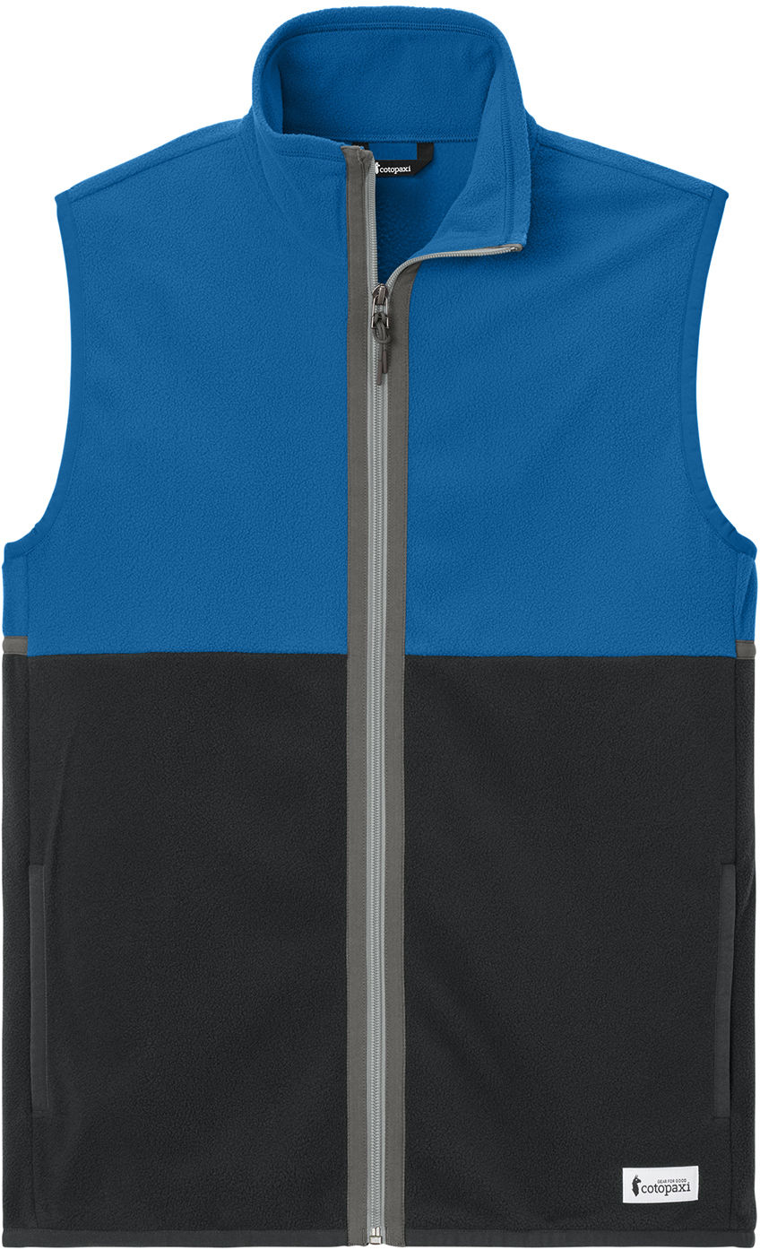 Cotopaxi Amado Fleece Vest in Atlantic/ Black