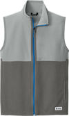 An image of a Custom Cotopaxi Amado Fleece Vest in Smoke/ Cinder!