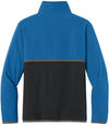 An image of a Custom Cotopaxi Amado Half Zip Fleece in Atlantic/ Black!