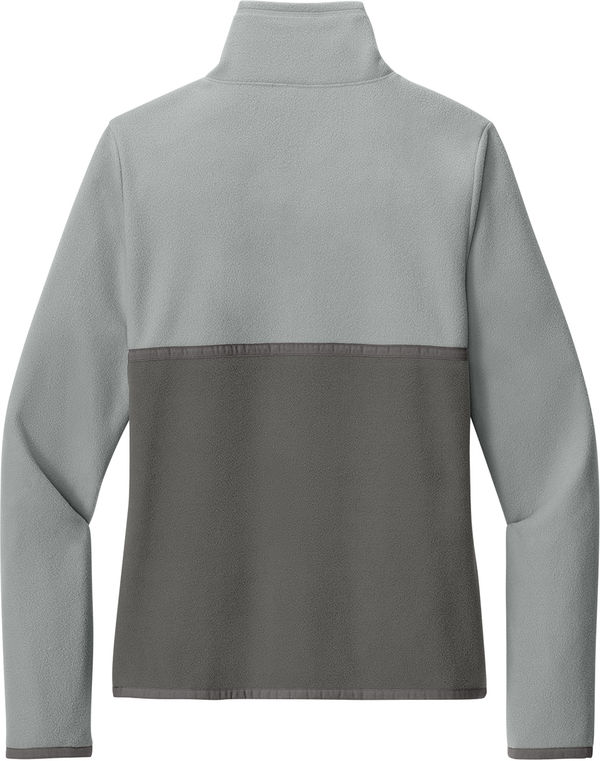 An image of a Custom Cotopaxi Amado Womens Half Zip Fleece in Smoke/ Cinder!